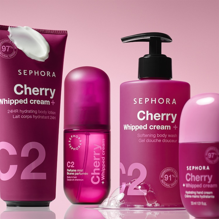 Brume parfumée corps et cheveux - Cerise + crème fouettée