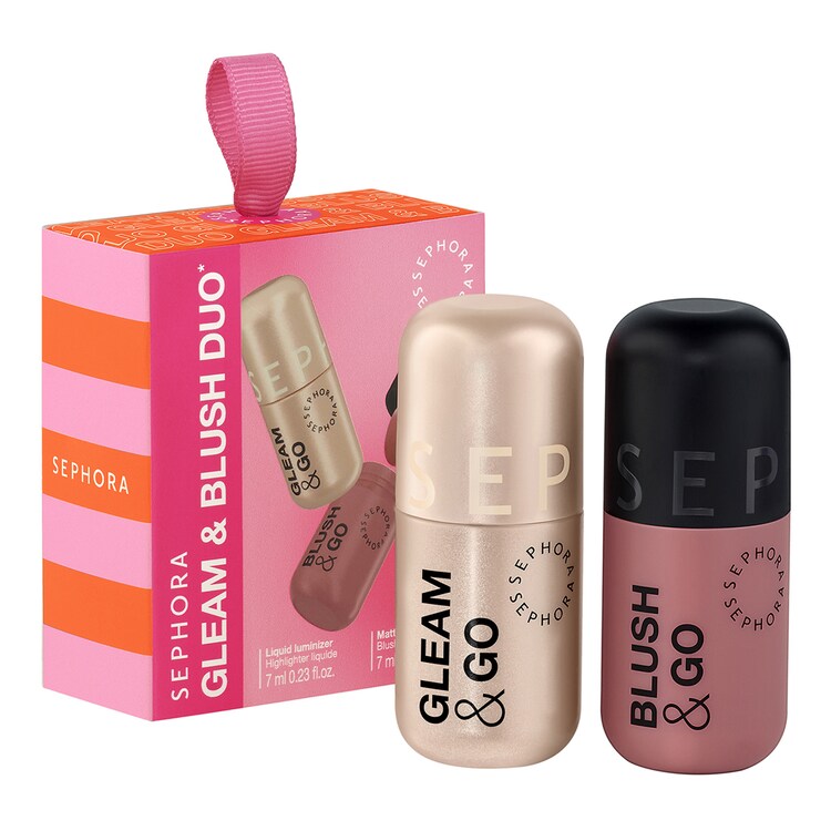 GLEAM & BLUSH  DUO* - Duo joues blush & highlighter liquides