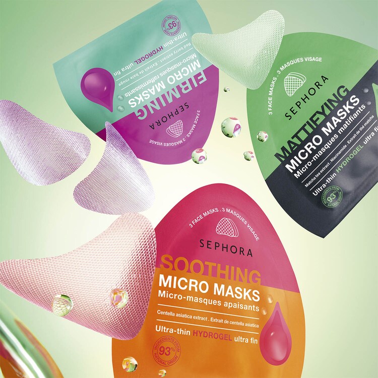 MICRO MASKS MANIA SET - Zestaw 3 saszetek z mikro-maskami