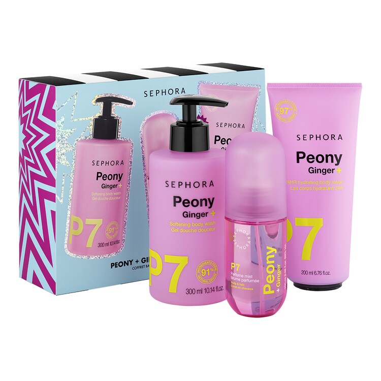 BATH & BODY SET - Σετ μπάνιου και σώματος παιώνια και τζίντζερ