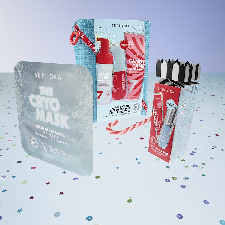 - Sephora Collectioncandy Cane + Frosted Pine Bath Set - Set Med Kroppsvård