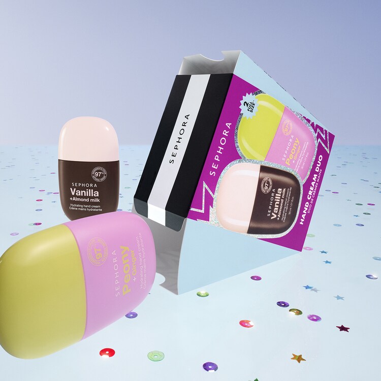HAND CREAM DUO - Set duo di creme mani idratanti vaniglia e peonia