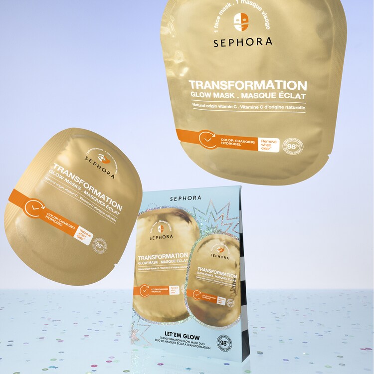 LET'EM GLOW*- Set duo di maschere illuminanti trasformative