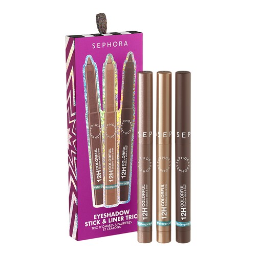 Sephora Collection - EYESHADOW STICK & LINER TRIO – Τριπλό σετ σκιών ματιών και μολυβιών