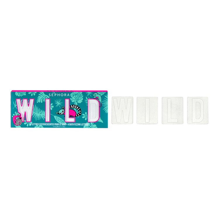 4 Letras Efervescentes para o Banho - Wild Wishes