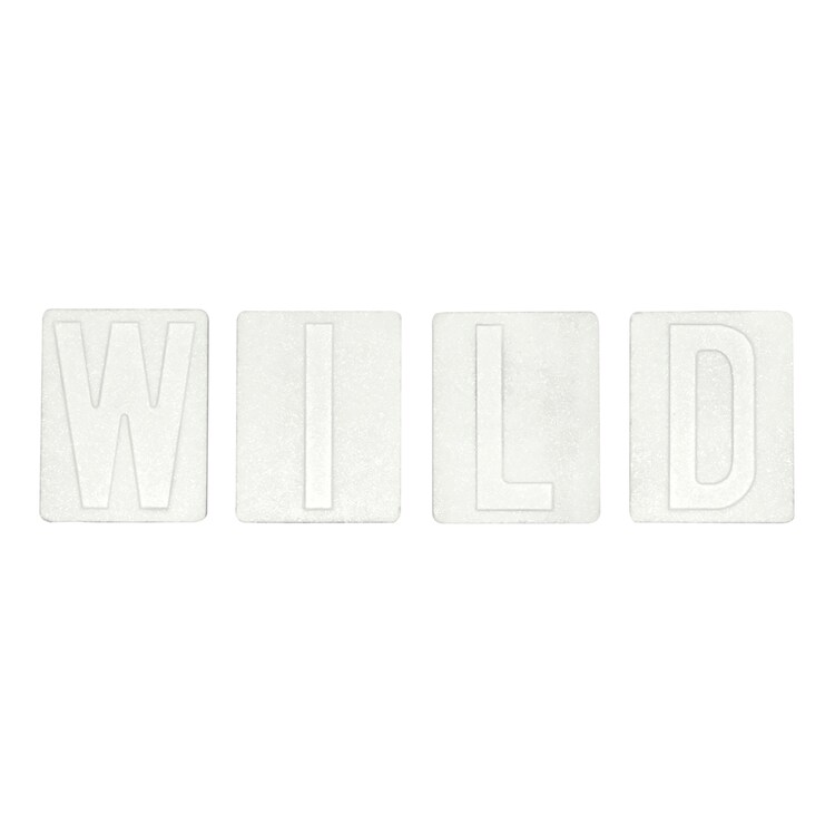 4 Letras Efervescentes para o Banho - Wild Wishes