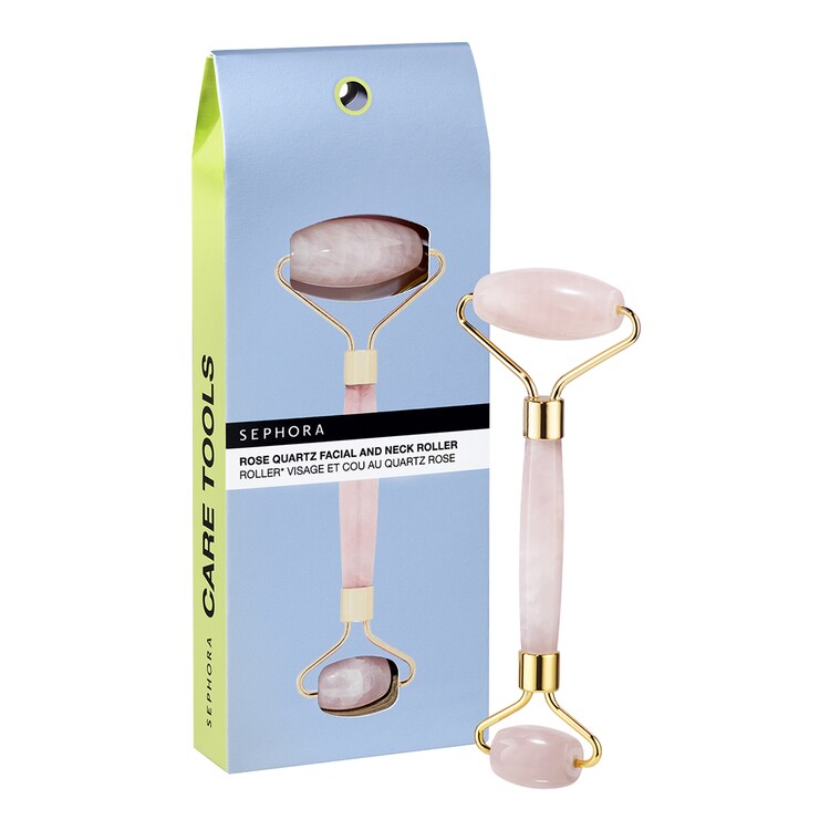Rose Quartz Facial and Neck Roller - Yüz Masajı Rulosu