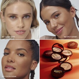 BRONZER SHIMMER - &Scaron;ljokice u prahu za brončani ten