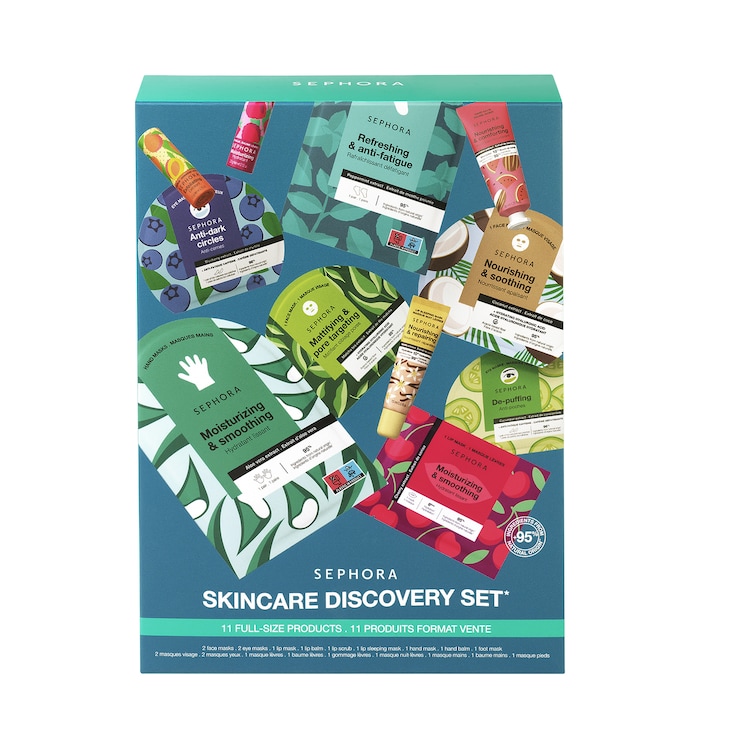 Discovery Kit Colorful Skincare - Set di 11 maschere viso e corpo