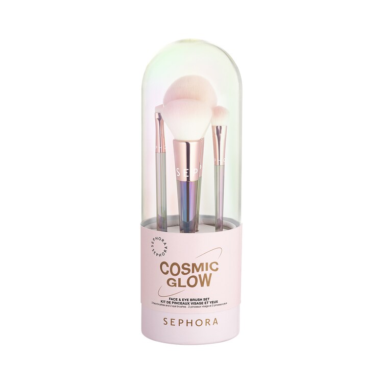 Kit De Pinceaux Visage Et Yeux Cosmic Glow - Pinselset für Gesicht und Augen