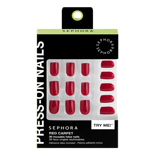 SEPHORA COLLECTION - Set de unghii false reutilizabile, plasturi adezivi