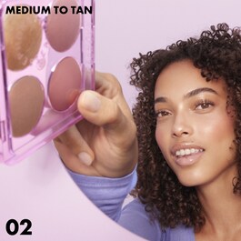 &Scaron;arena paleta Sve u jednom za lice - Rumenilo bronzer i highlighter