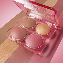 &Scaron;arena paleta Sve u jednom za lice - Rumenilo bronzer i highlighter