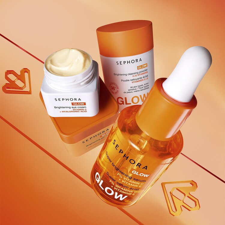 GLOW - Crème yeux éclat à la vitamine C et à l'acide hyaluronique