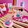 Set Pennelli Make-up Pro - 2 pennelli viso + 3 pennelli occhi
