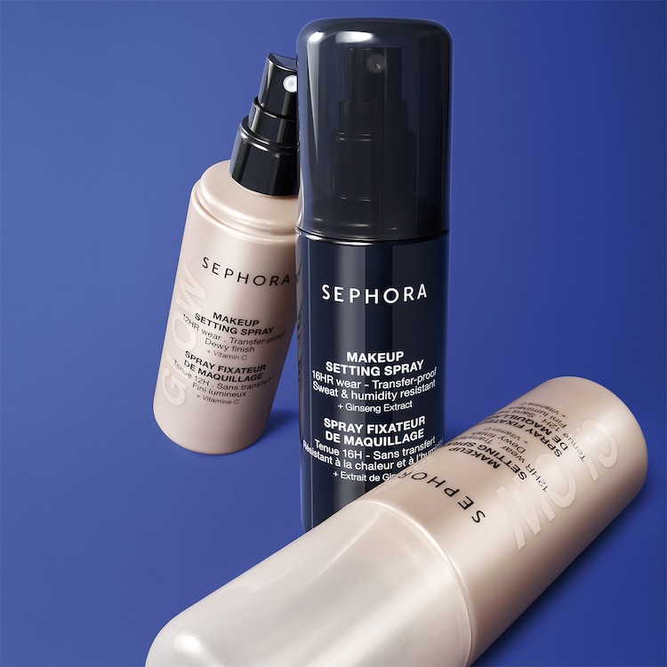 KIT DUO SPRAY AND FIX - Duo av fixeringssprayer (satin & glow)