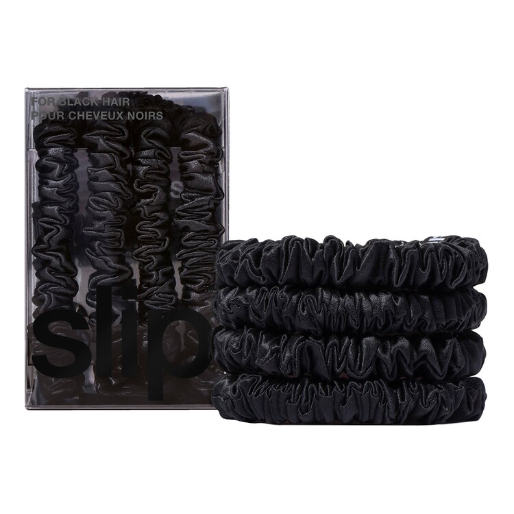 scrunchies in pura seta skinny - 4 scrunchies