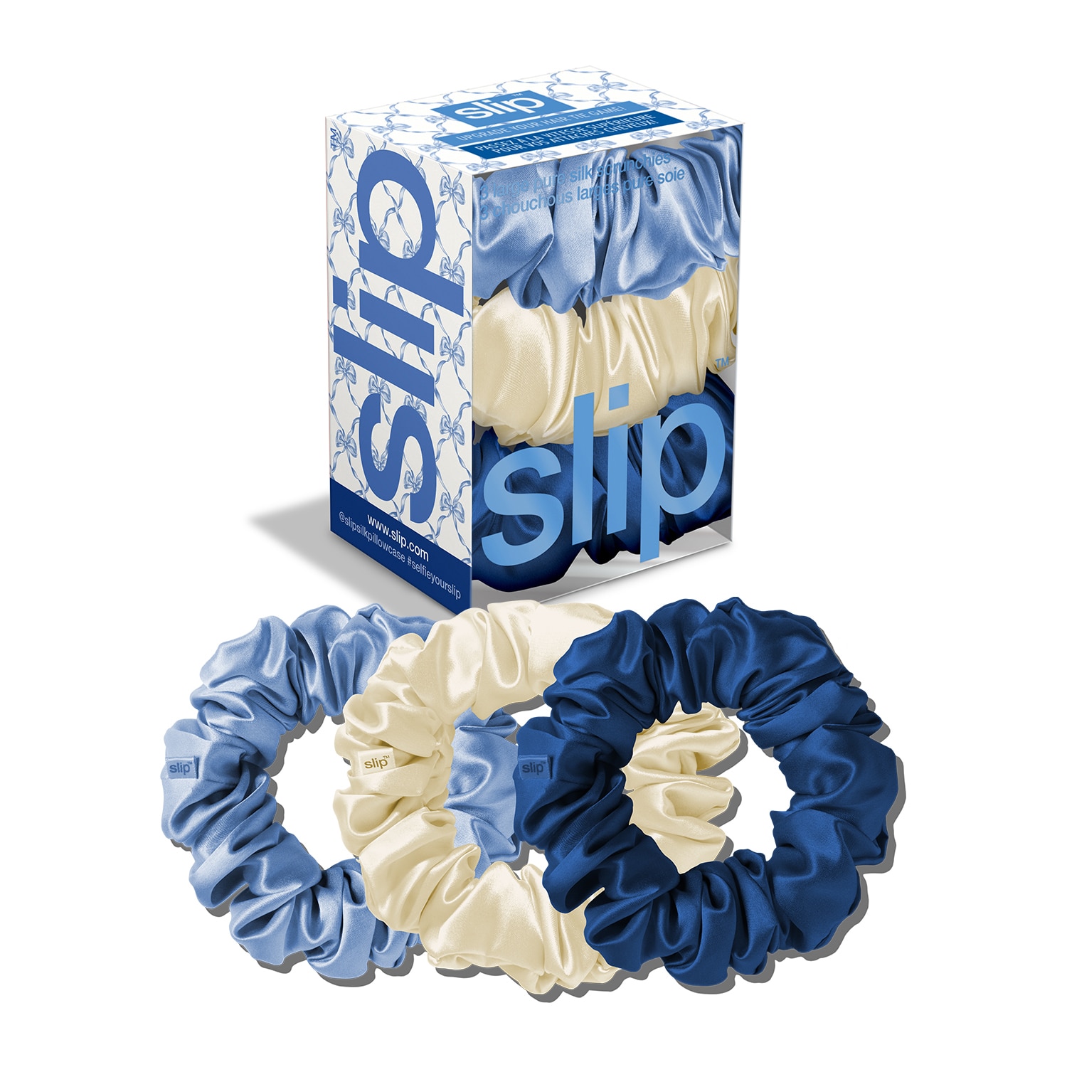 Pure Silk Large Scrunchies