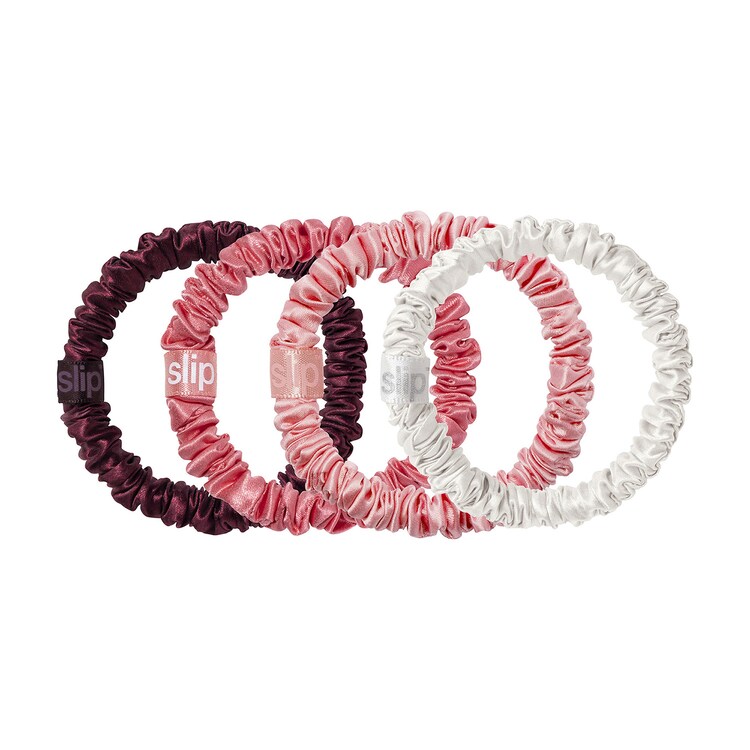 Pure Silk Skinny Scrunchie Ornament - 4 λαστιχάκια