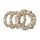 Back to Basics - Blonde Pure Silk Scrunchie Set