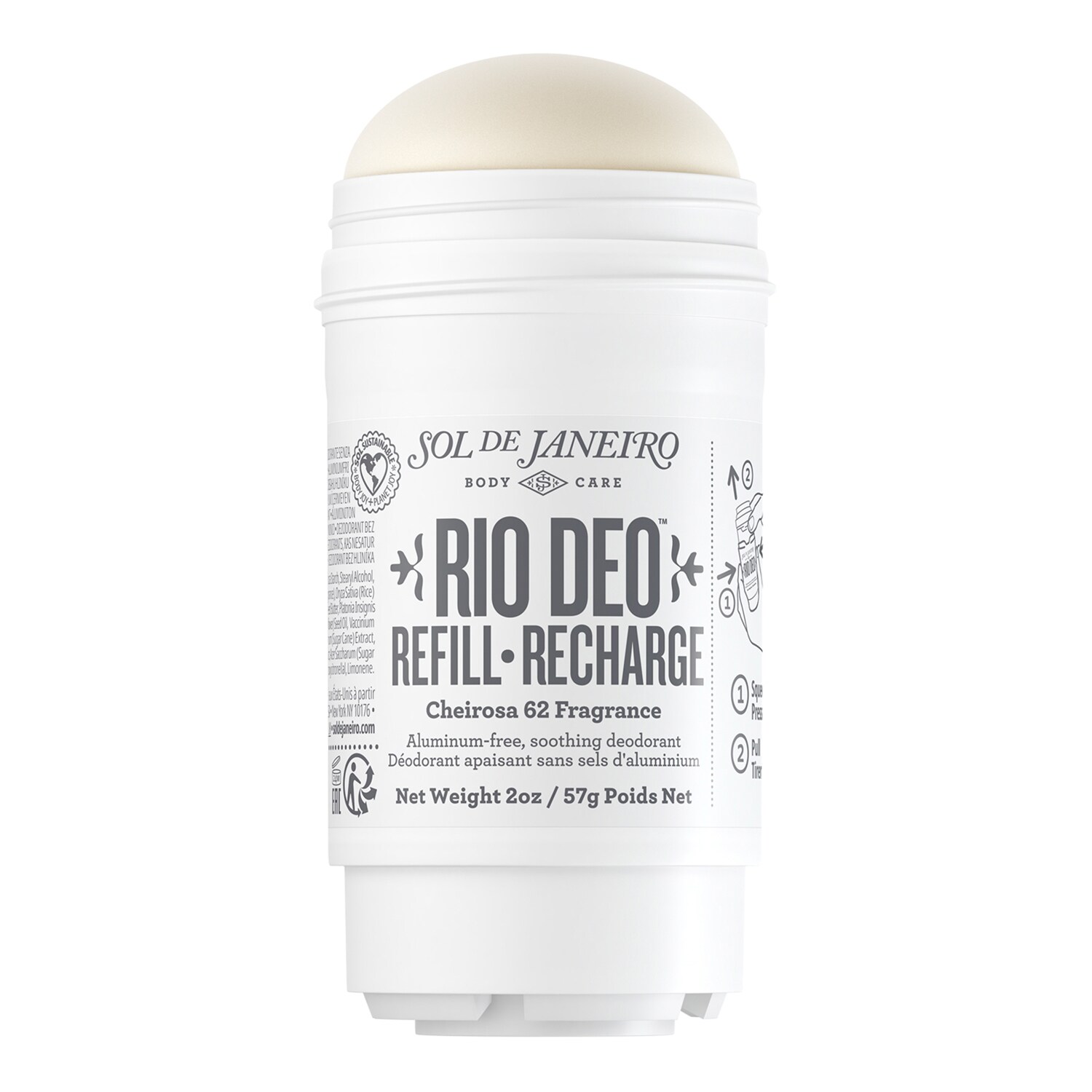 SOL DE JANEIRO - RIO DEO 62 – Náhradní náplň deodorantu