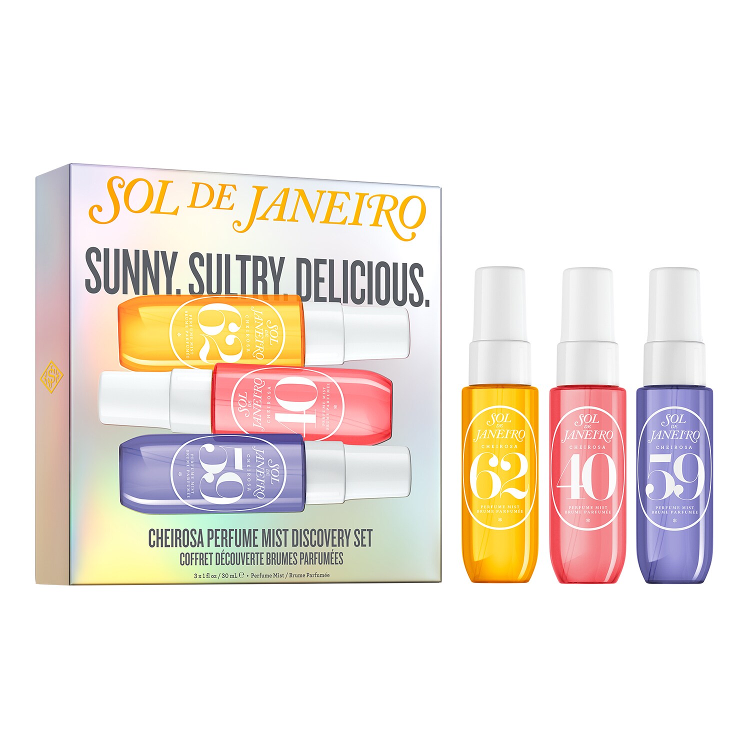 SOL DE JANEIRO - Sunny.Sultry.Delicious. Cheirosa Perfume Mist Set - Sada parfémovaných mlh