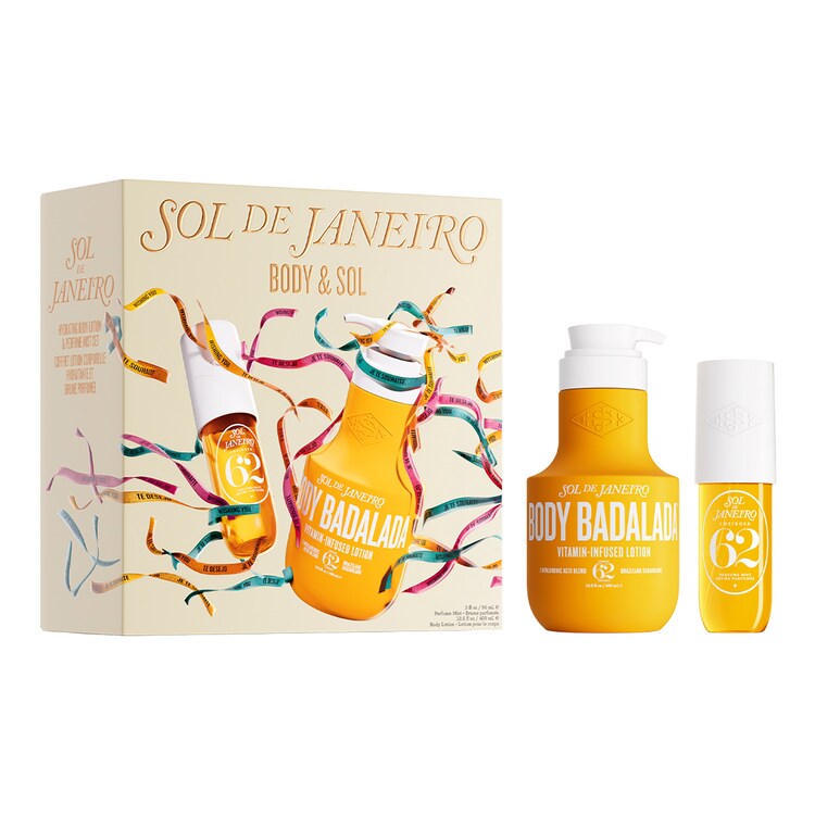 Body & Sol - Gavesæt med fugtgivende lotion og duftmist