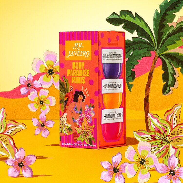 Body Paradise Minis - Coffret Cremes para o corpo hidratantes minis