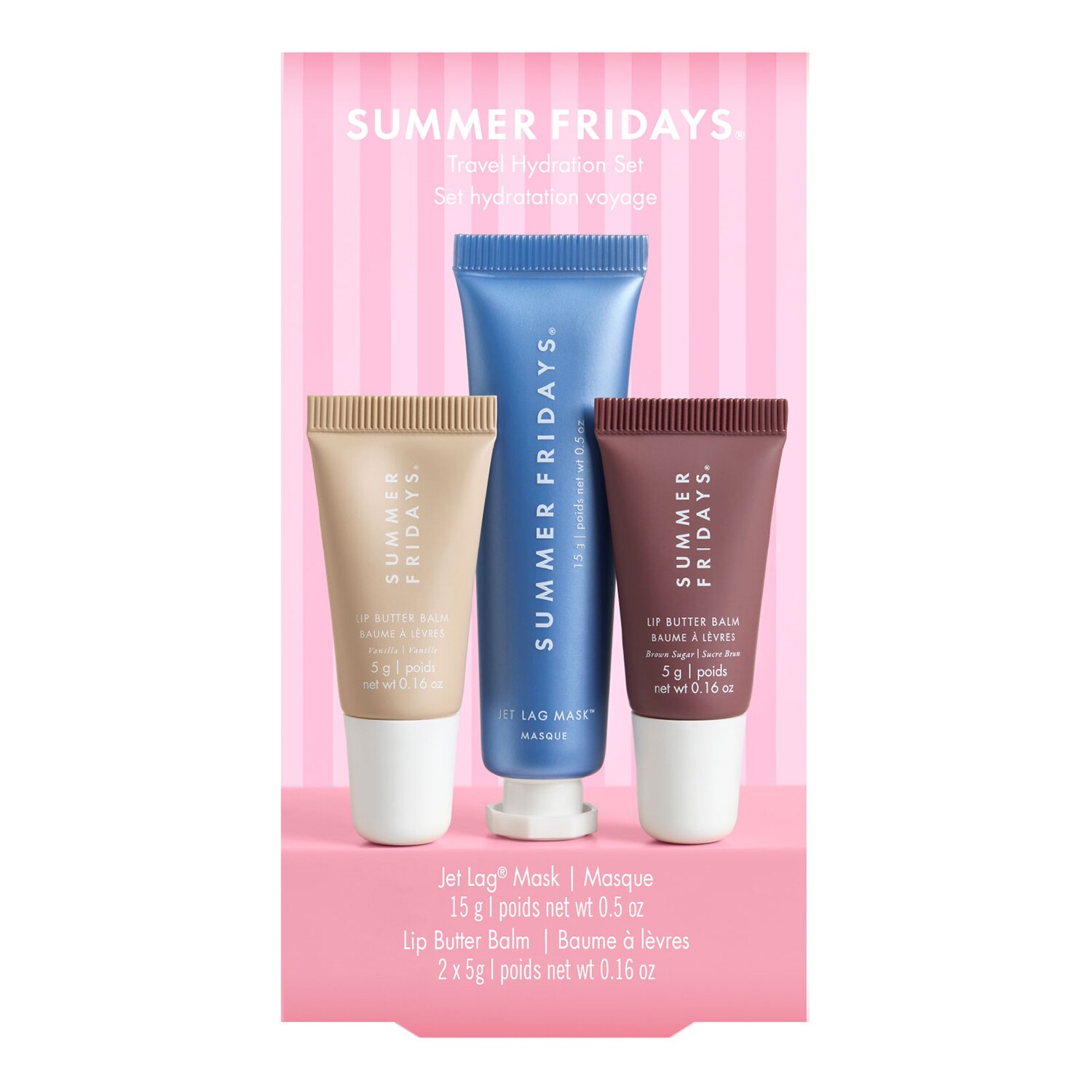 SUMMER FRIDAYS - Mini Hydration Set - Sada hydratační péče o suchou pokožku
