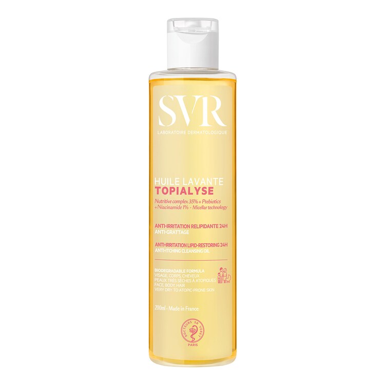 TOPIALYSE HUILE LAVANT - Aceite limpiador para pieles secas