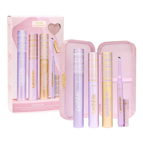 Eyes On Me Mascara & Liner Clutch Set med mascara och eyeliner