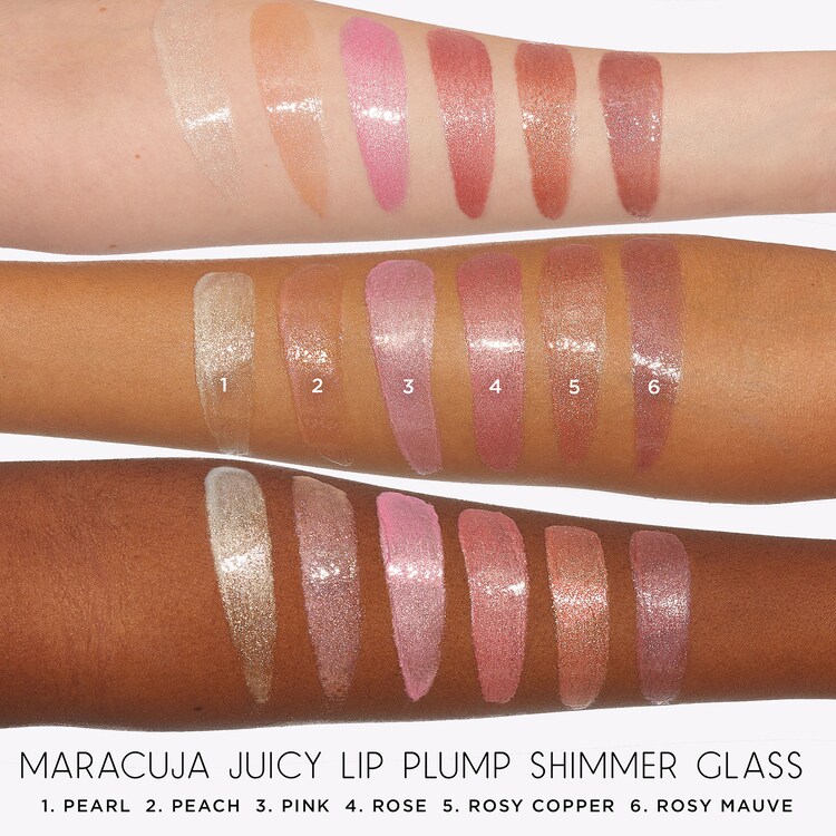 Maracuja juicy lip shimmer glass plump - Třpytivý zvětšující lesk na rty
