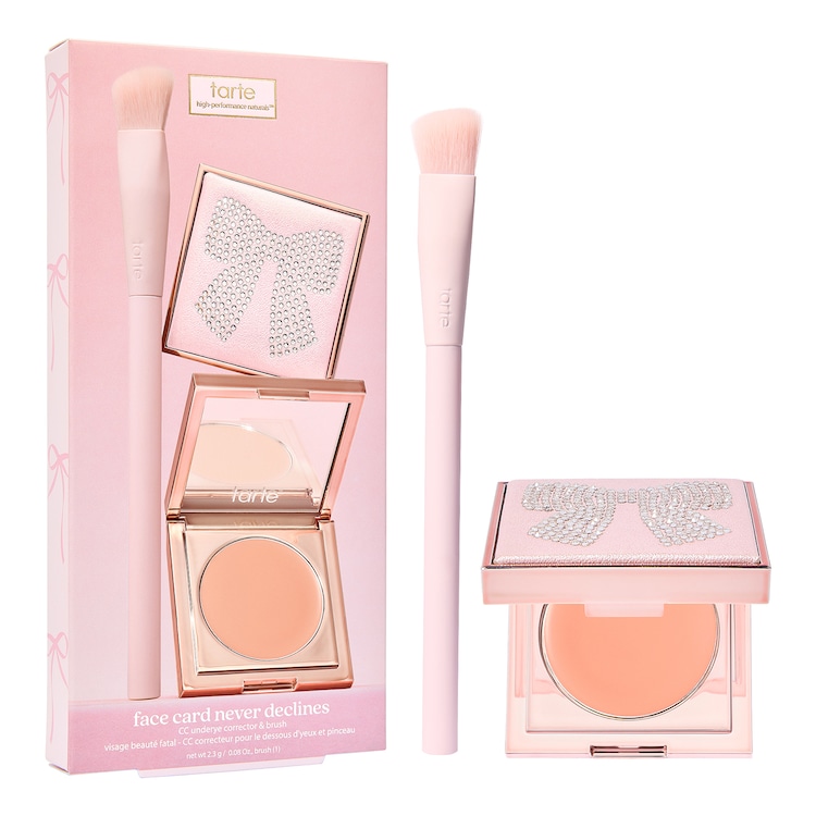Face Card Never Declines CC Undereye & Brush - Set Correttore