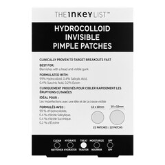 Hydrocolloid Invisible Pimple Patches - Plastry na wypryski, THE INKEY LIST
