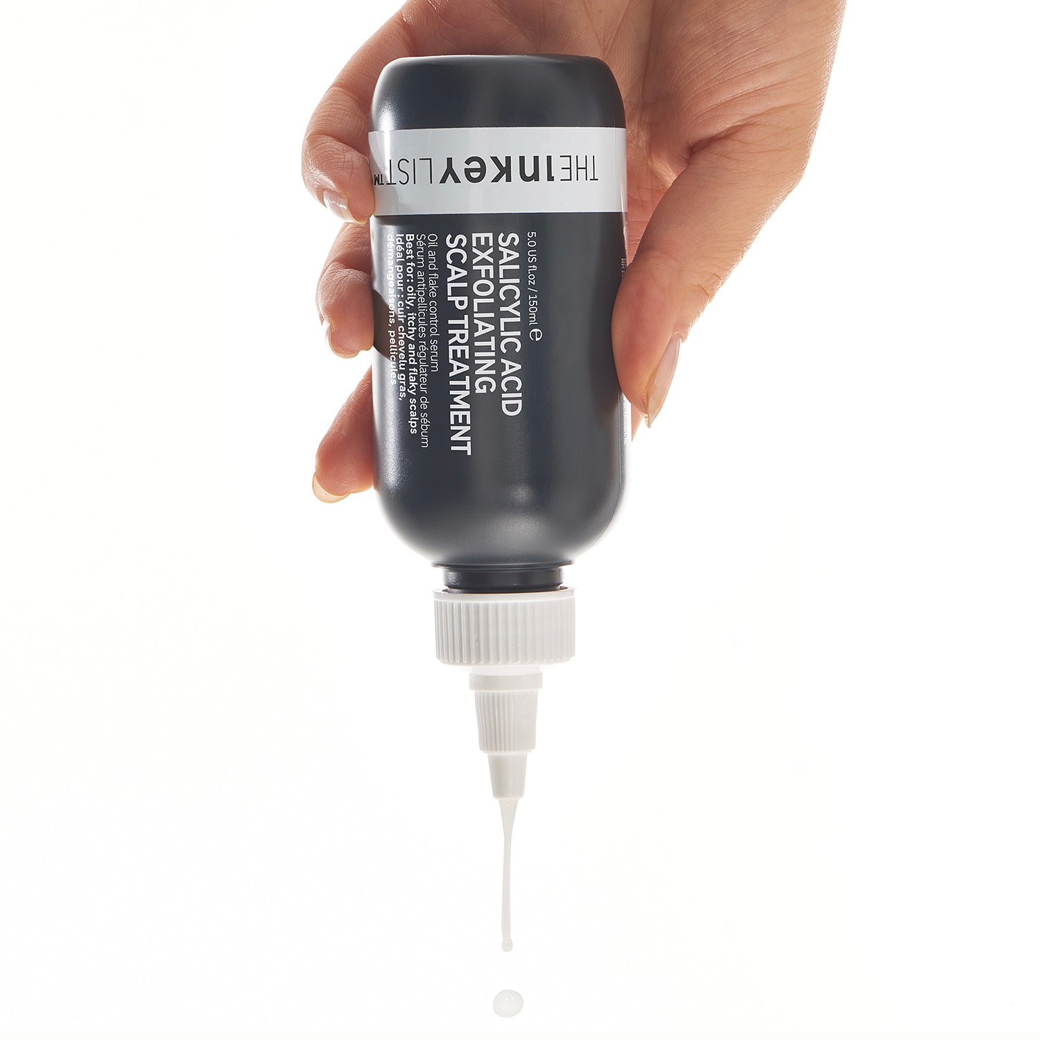 Tratament exfoliant pentru scalp cu acid salicilic | The Inkey