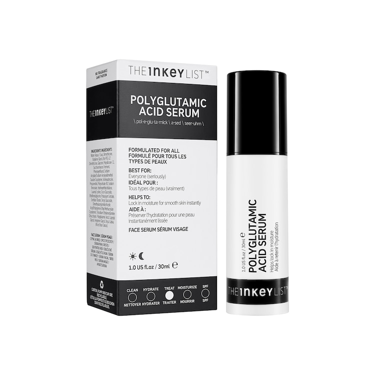 Återfuktande serum med polyglutamsyra