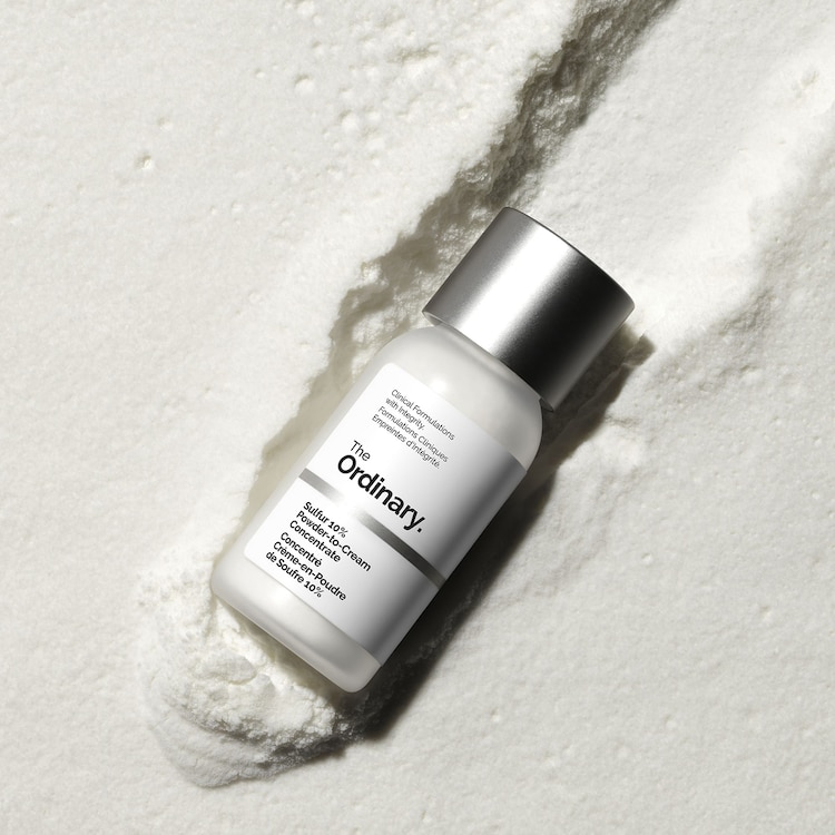 Concentrat crema-pudra cu  10 % sulf - produs de ingrijire a imperfectiunilor