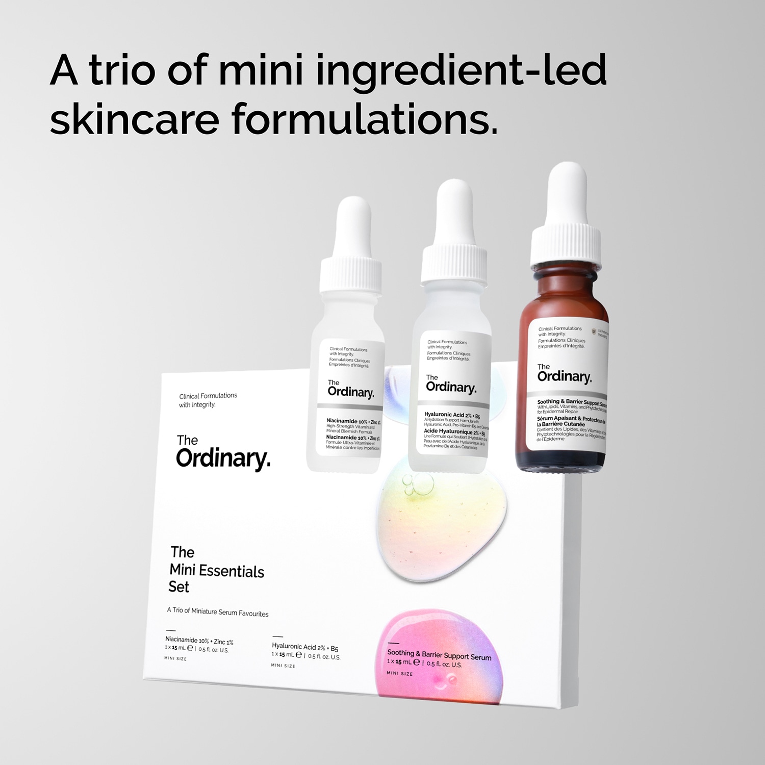 The Mini Essentials Set for Brightening and Hydration