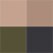 811392-EYE COLOR QUAD (CREME) -  OLIVE SMOKE