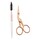 Brow Shaping Scissors & Brush - Augenbrauenschere & Augenbrauenbürste