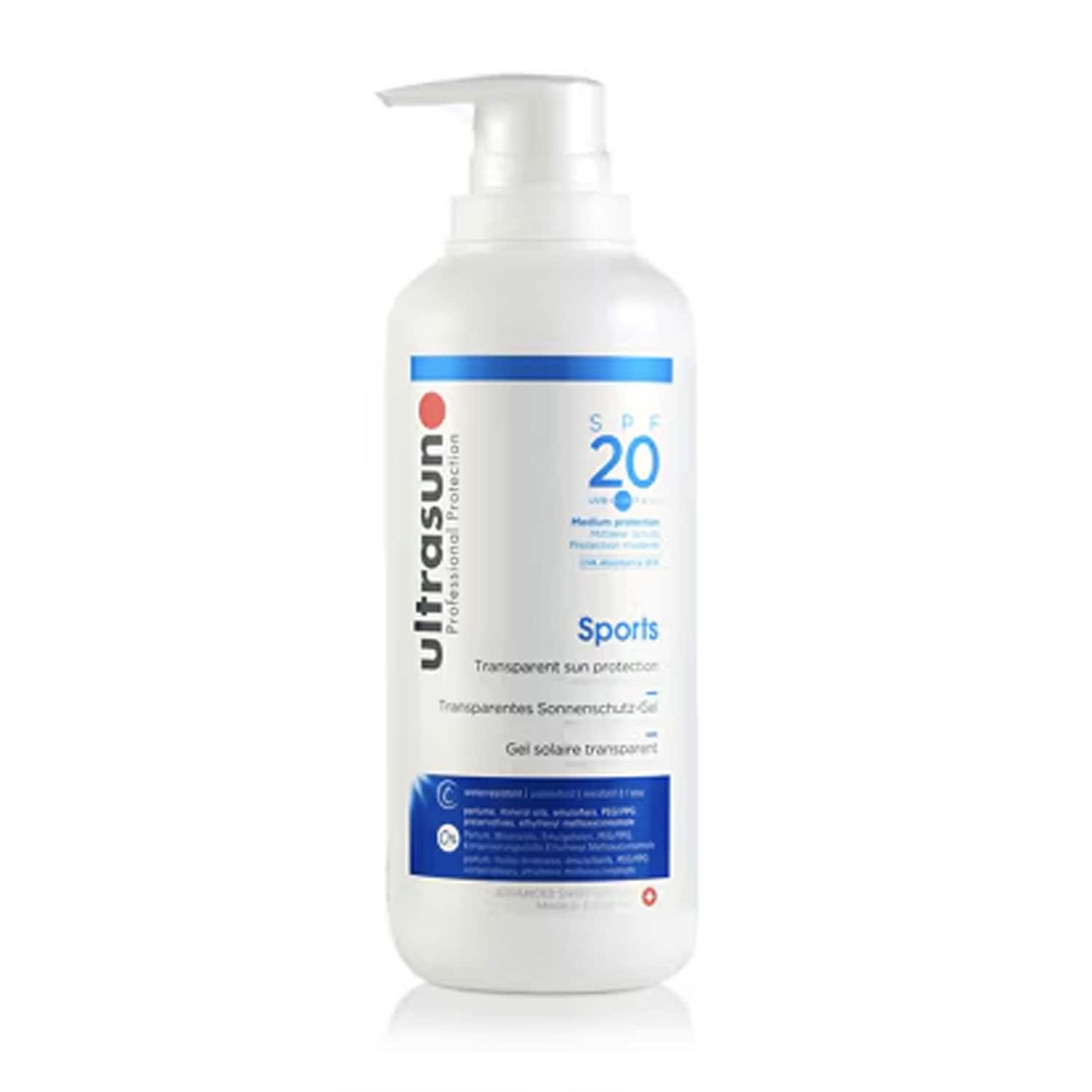 Sports Medium SPF20 Clear Gel Formula
