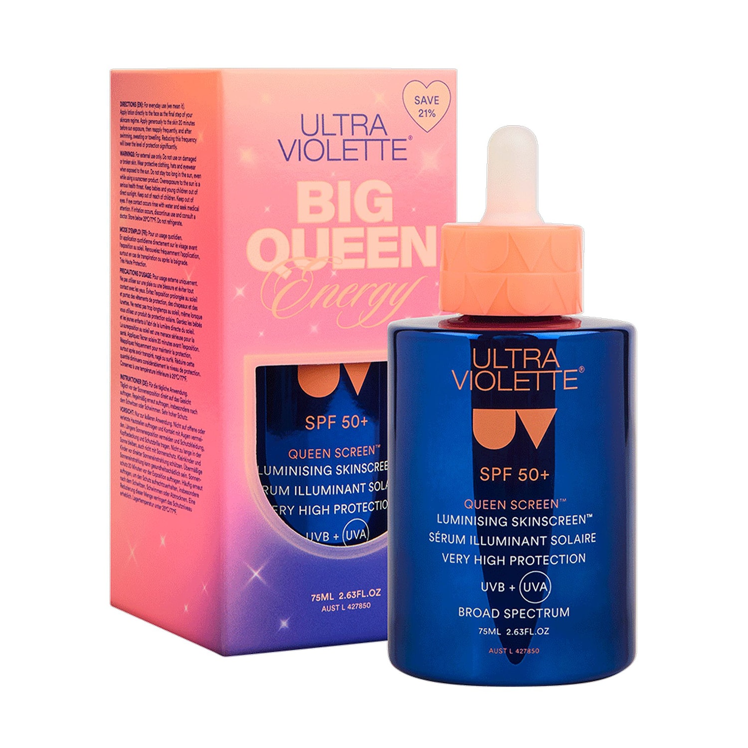 Big Queen Energy SPF 50+ Luminising SKINSCREEN