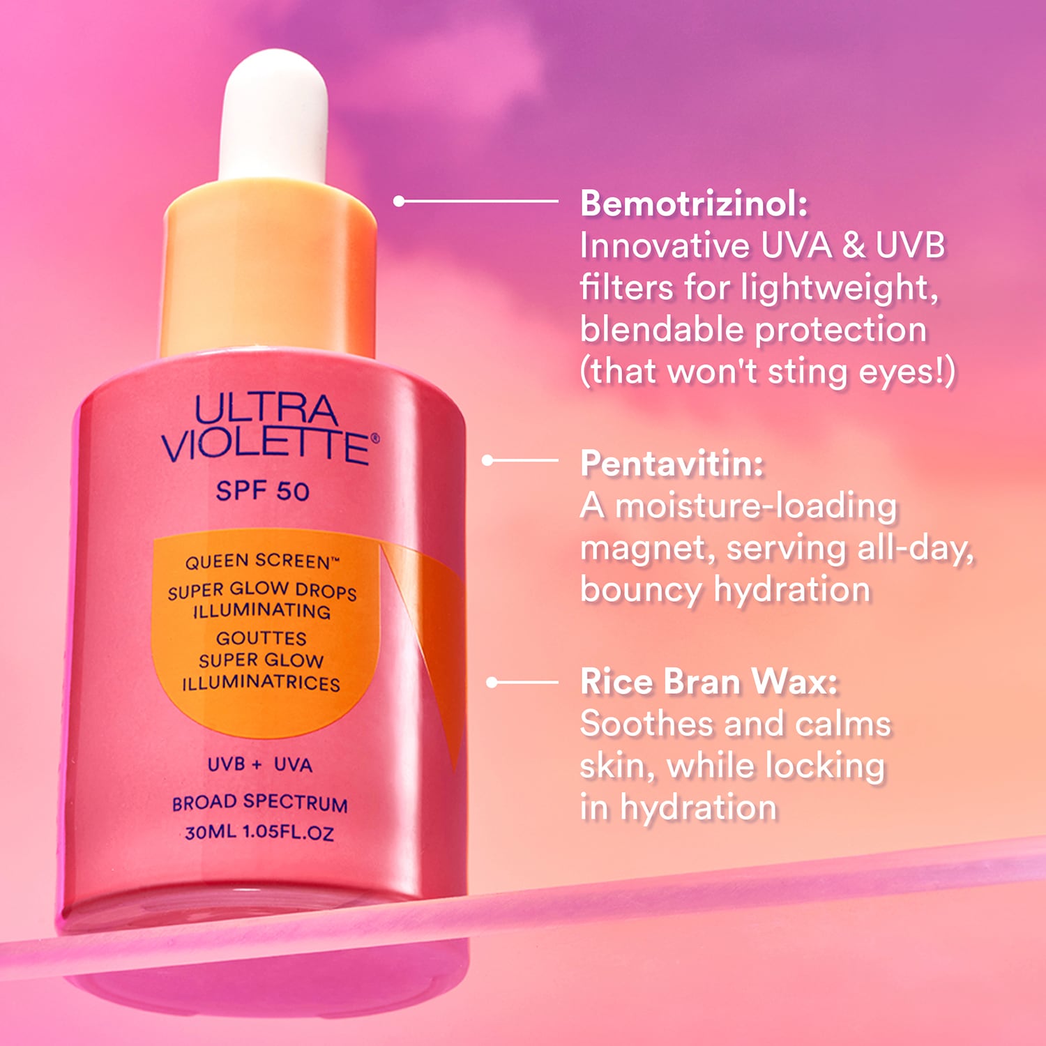 Queen Screen™ SPF50 Super Glow Drops Illuminating