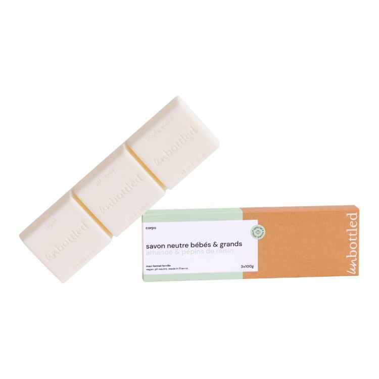 Maxi sapone neutro per neonati e adulti - Sapone per il corpo Formato Viaggio