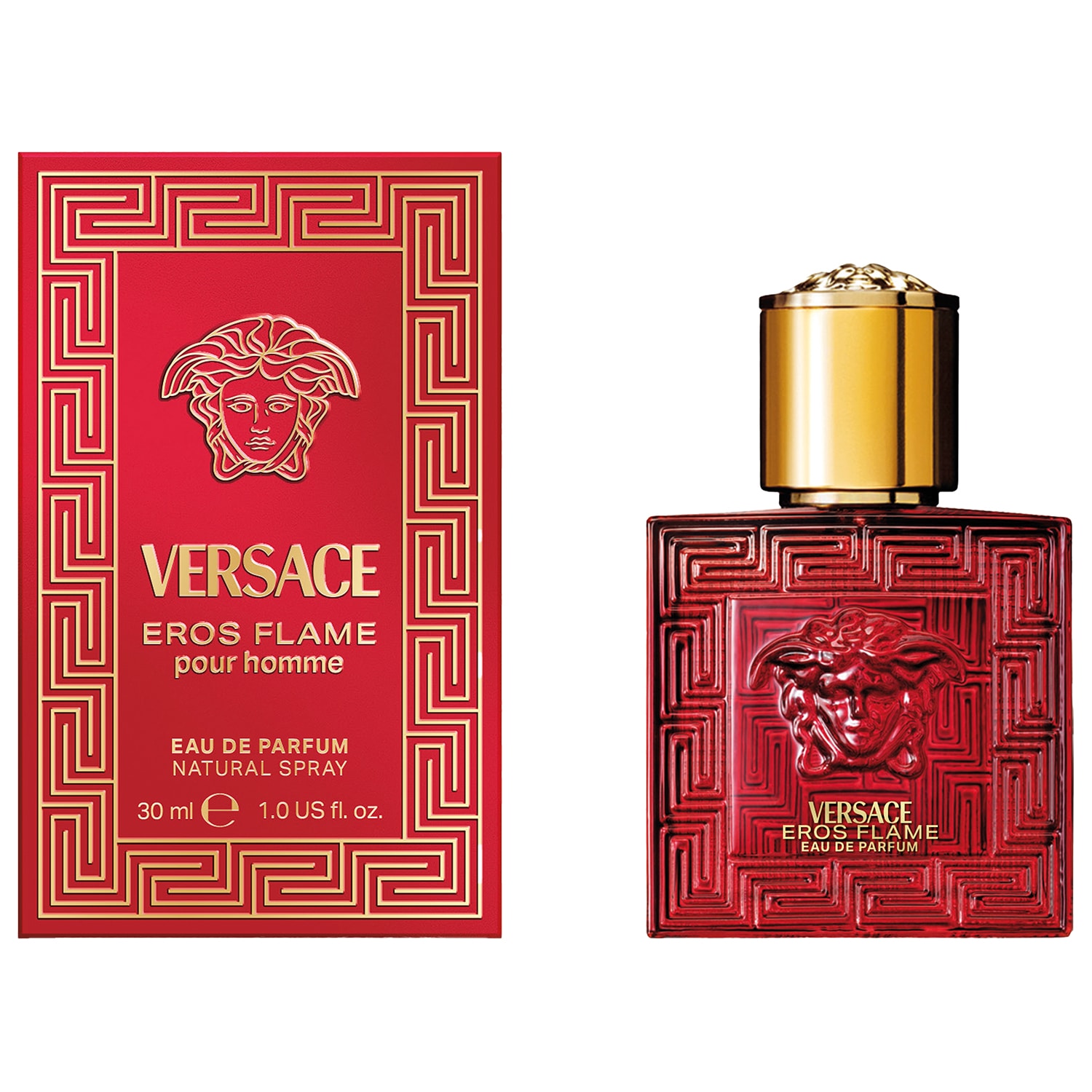 ヴェルサーチ EROS FLAME Eau de Parfum 50ml Versace Eros Flame Eau de parfum | VERSACE Parfum Barbati ≡ SEPHORA