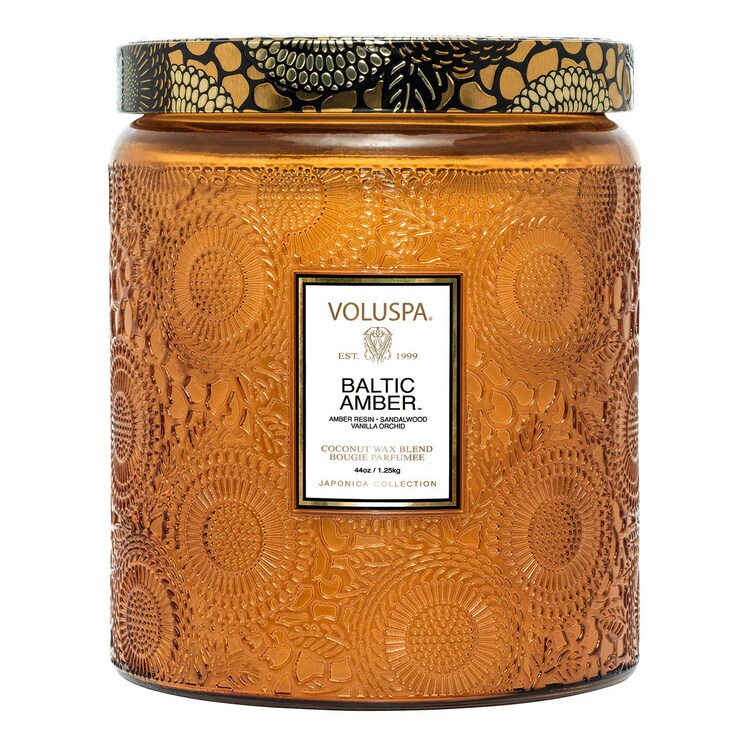 Japonica Baltic Amber Luxe Jar Candle - Świeca