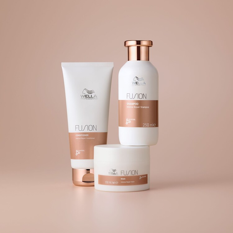 Fusion - Champú reparador intenso para cabello dañado y debilitado