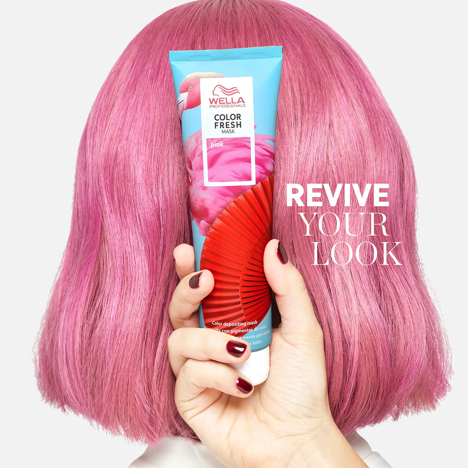 Color Fresh Mask Semi-Permanent Hair Dye Treatment Pink