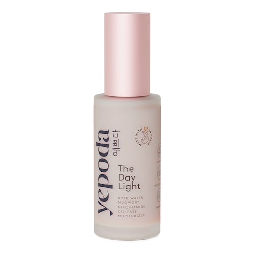 YEPODA - The Night Light – Creme hidratante sem óleo com água de rosas e niacinamida