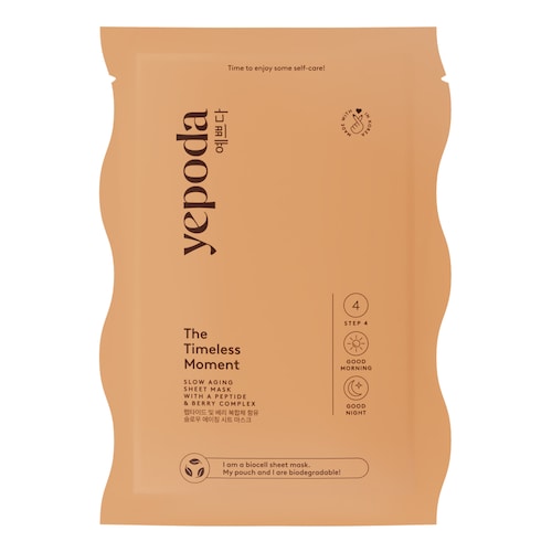 Yepoda - The Timeless Moment-feuchtigkeitsspendende, Slow Aging Tuchmaske Peptiden - moment The Timeless Moment 25ml